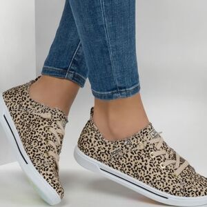 Skechers Leopard Print Sneakers